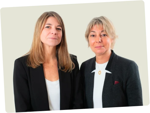 Delphine Pages-Boutault et Julie Pages, associées au cabinet comptable Manigest, incarnant collaboration et expertise.